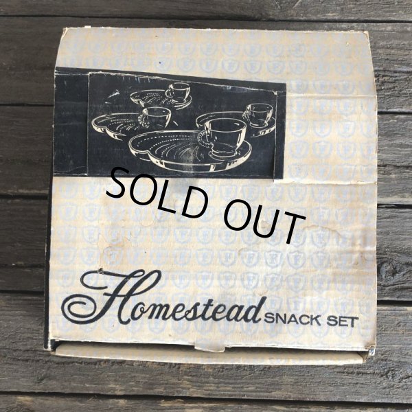 画像4: Vintage Federal Homestead Snack Set Dead Stock (S196) (4)