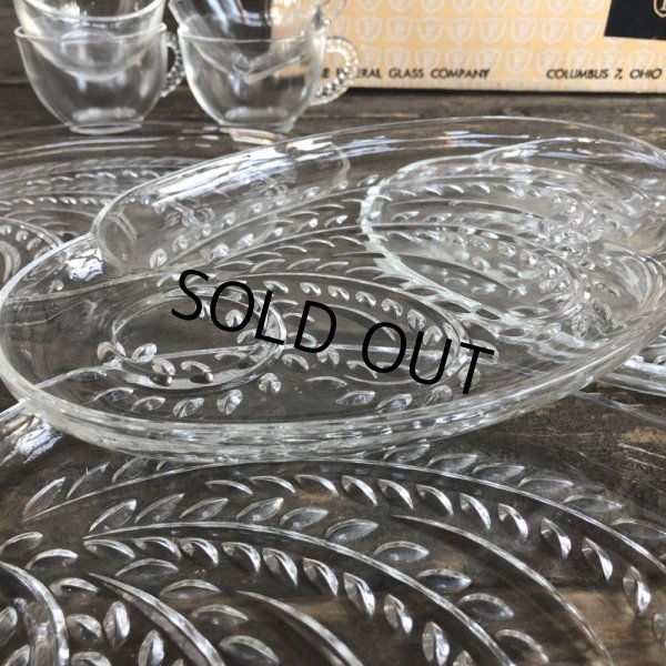 画像9: Vintage Federal Homestead Snack Set Dead Stock (S196) (9)