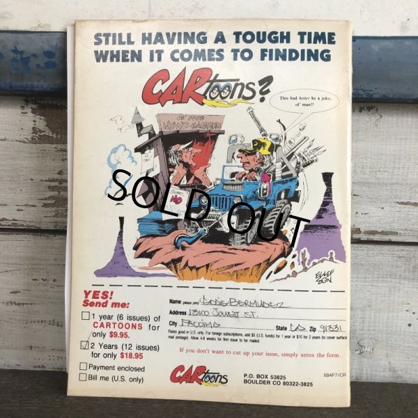 画像2: Vintage CARtoons Magazine June '91 (S201) (2)