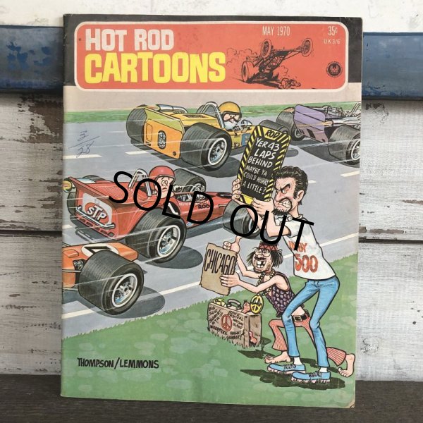 画像1: Vintage HOT ROD Cartoons Magazine May '70 (S204) (1)