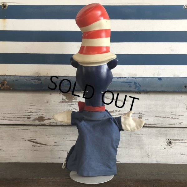 画像3: 70s Vintage Mattel Cat In The Hat Hand Puppet Doll (S209)  (3)
