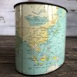 画像6: Vintage World Map Trash Can (S205) (6)