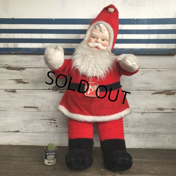 画像1: Vintage 7UP Santa Claus Big Size Doll (S222) (1)