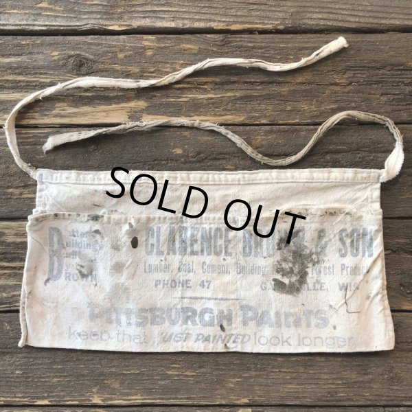 画像2: Vintage Advertising Work Apron PITTSBURGH PAINTS (S239) (2)