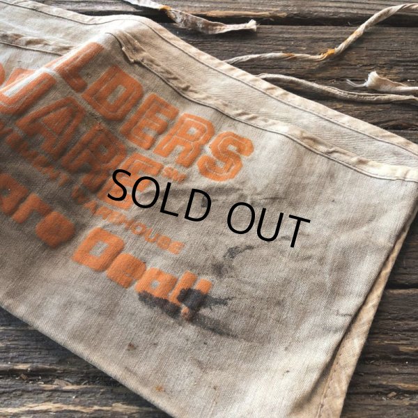 画像3: Vintage Advertising Work Apron BUILDERS SOUARE (S240) (3)