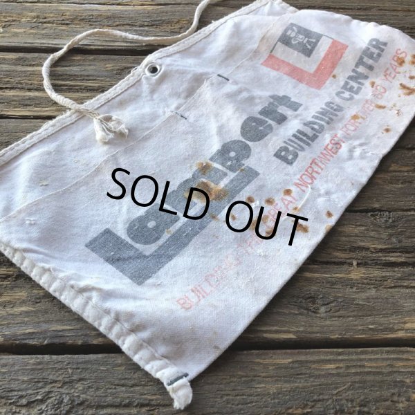 画像4: Vintage Advertising Work Apron Lampert BUILDING CENTER (S234) (4)