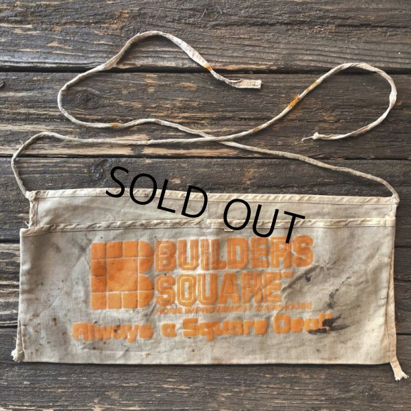 画像2: Vintage Advertising Work Apron BUILDERS SOUARE (S240) (2)