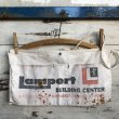 画像1: Vintage Advertising Work Apron Lampert BUILDING CENTER (S234) (1)