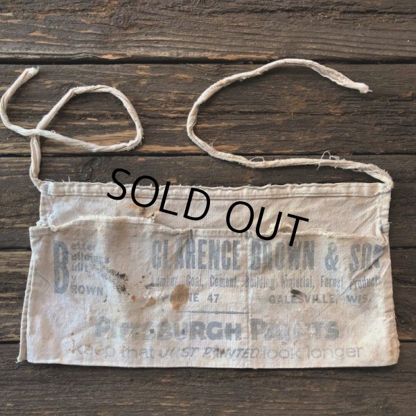 画像2: Vintage Advertising Work Apron PITTSBURGH PAINTS (S244) (2)