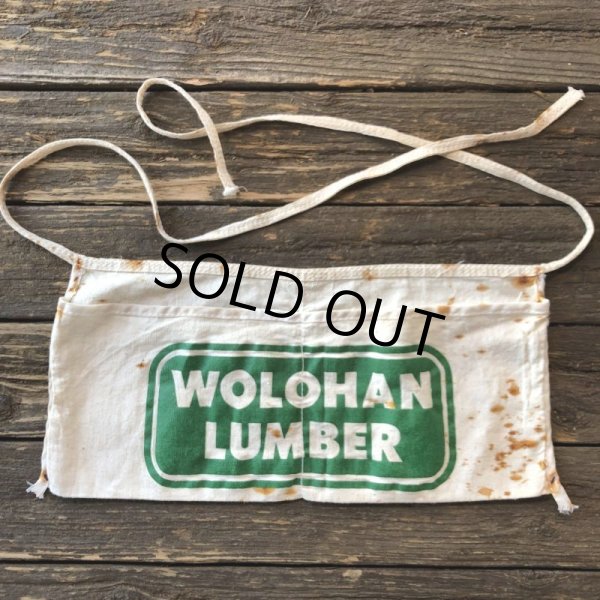 画像2: Vintage Advertising Work Apron WOLOHAN LUMBER (S241) (2)