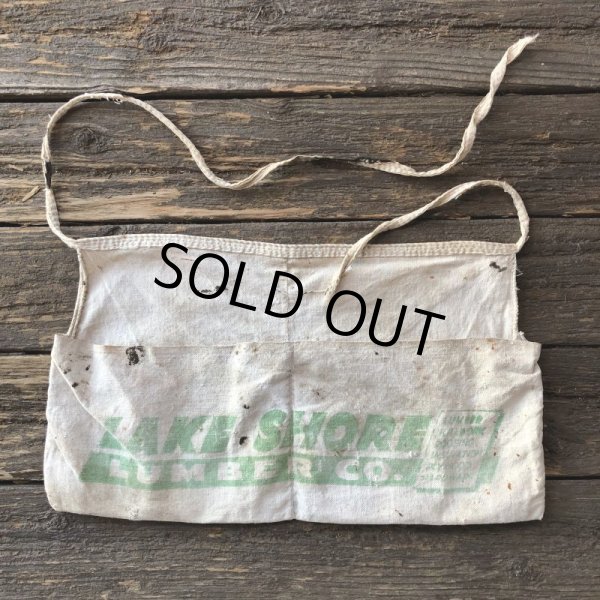 画像2: Vintage Advertising Work Apron LAKE SHORE LUMBER CO. (S237) (2)