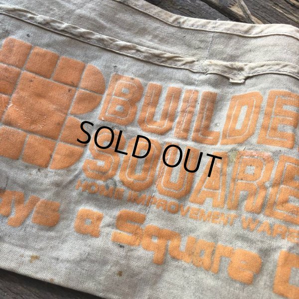 画像5: Vintage Advertising Work Apron BUILDERS SOUARE (S240) (5)