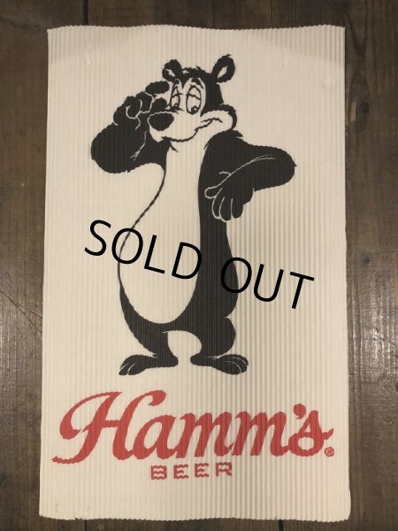 画像3: Vintage Hamm's Bear Poster Sign (S246) (3)