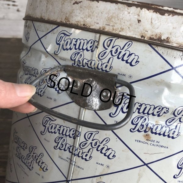画像5: Vintage Farmer John Brand Lard Tin 50MLB (S254) (5)