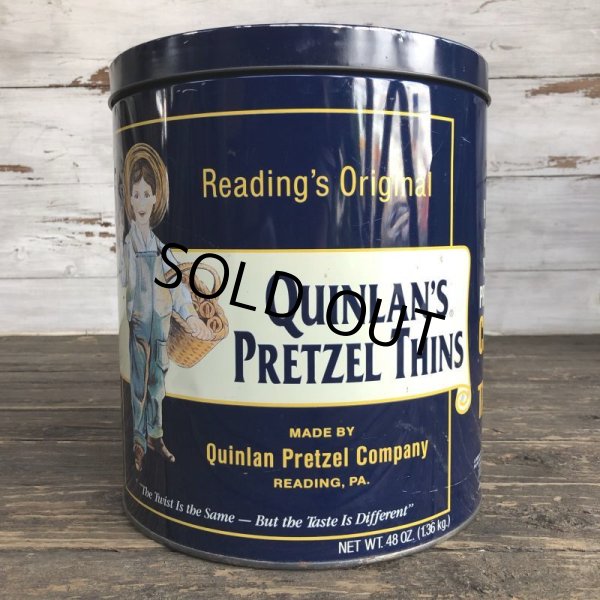 画像3: Vintage Quinlan's Pretzel Company Tin Can 48 oz (S255) (3)