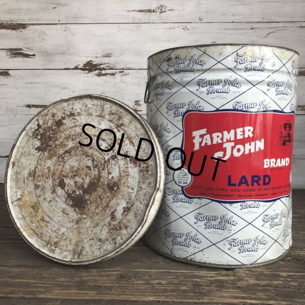 画像10: Vintage Farmer John Brand Lard Tin 50MLB (S254) (10)