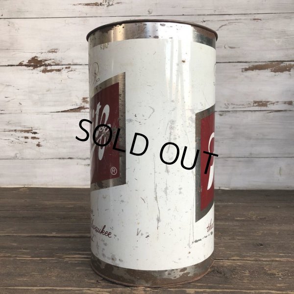 画像4: 60s Vintage Schlitz Beer Tin Trash Waste Can (S256) (4)