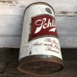 画像9: 60s Vintage Schlitz Beer Tin Trash Waste Can (S256) (9)