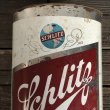 画像8: 60s Vintage Schlitz Beer Tin Trash Waste Can (S256) (8)