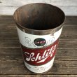 画像5: 60s Vintage Schlitz Beer Tin Trash Waste Can (S256) (5)
