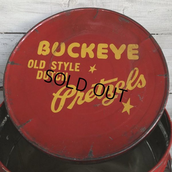 画像6: Vintage Old Style Dutch Buckeye Pretzel Tin (S253) (6)