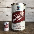 画像1: 60s Vintage Schlitz Beer Tin Trash Waste Can (S256) (1)