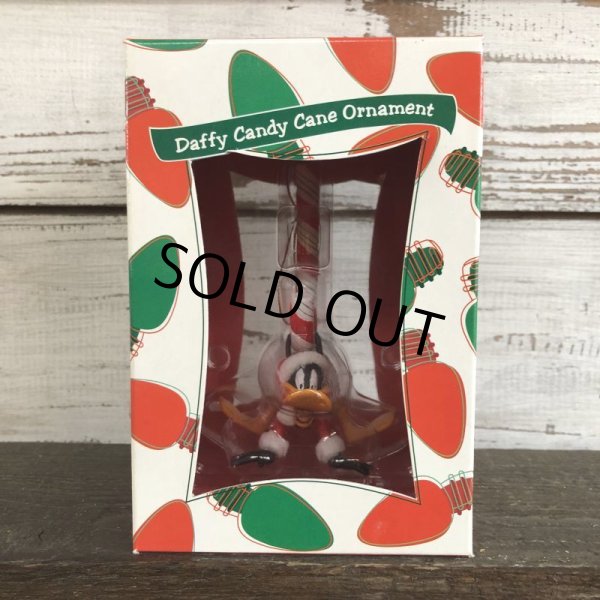 画像1: 90s Vintage WB Daffy Duck Candy Cane Ornament (S260) (1)