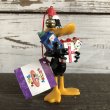 画像1: 90s Vintage WB Daffy Duck Ornament Figure (S267) (1)