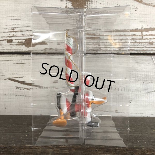 画像5: 90s Vintage WB Daffy Duck Candy Cane Ornament (S260) (5)