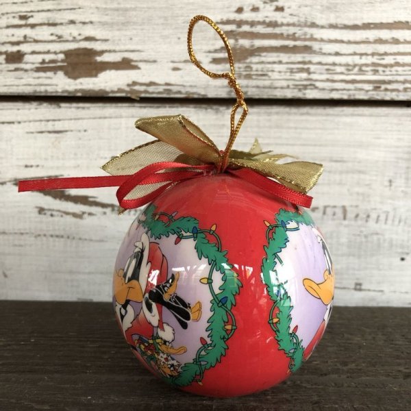 画像3: 90s Vintage WB Daffy Duck Christmas Ball Ornament (S270) (3)
