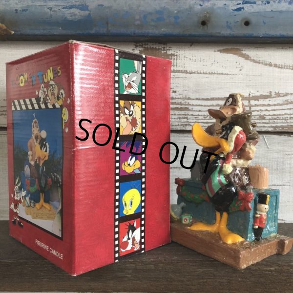 画像2: 【SALE】 90s Vintage WB Daffy Duck Figurine Candle (S258) (2)