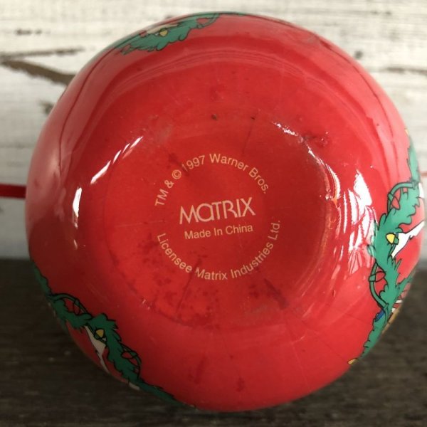 画像5: 90s Vintage WB Daffy Duck Christmas Ball Ornament (S270) (5)