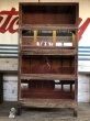 画像7: Vintage 4 Section Metal Bookshelf (S275) (7)