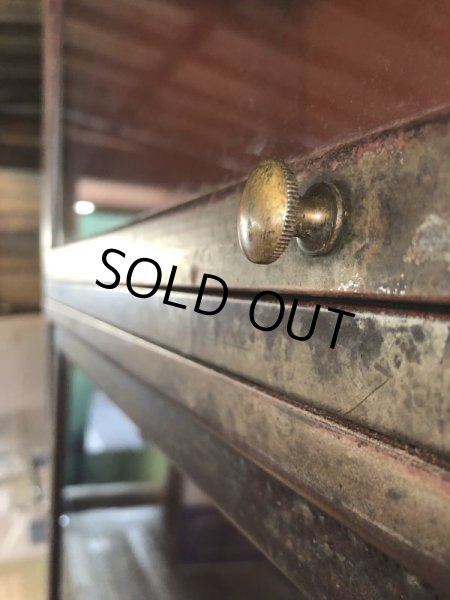 画像3: Vintage 4 Section Metal Bookshelf (S275) (3)