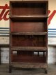 画像1: Vintage 4 Section Metal Bookshelf (S275) (1)