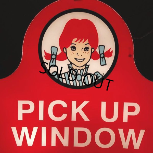 画像7: Vintage Original Wendy's PICK UP Sign (S277) (7)