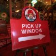 画像8: Vintage Original Wendy's PICK UP Sign (S277) (8)