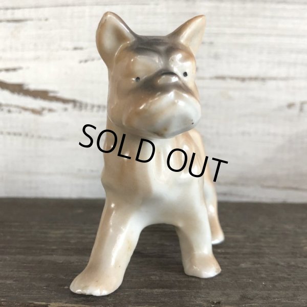 画像9: Vintage French Bulldog Ceramic Statue  (S280) (9)