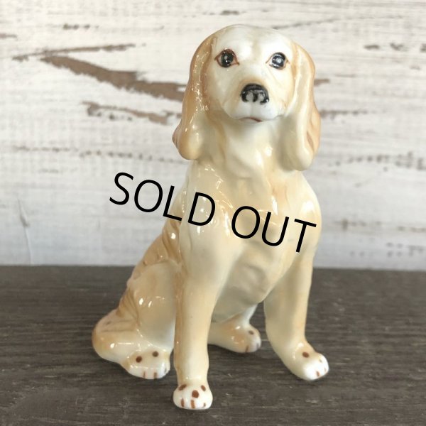 画像1: Vintage Dog Labrador Retrieverl Ceramic Statue  (S284) (1)