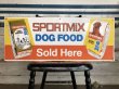 画像1: Vintage SPORTSMIX Dog Food Store Display Sign (S278)  (1)