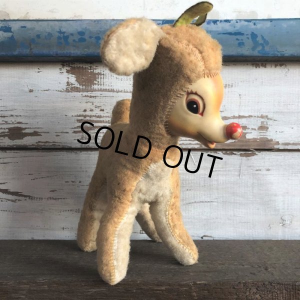 画像5: Vintage Rudolph the Red Nosed Reindeer Rubber Face Doll (S293) (5)
