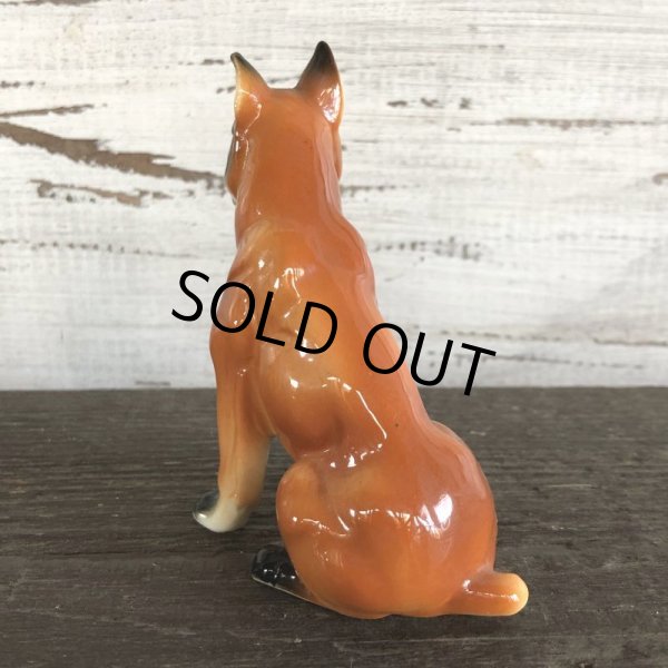 画像7: Vintage Dog Boxer Ceramic Statue  (S282) (7)