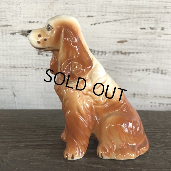 画像2: Vintage Dog American Cocker Spaniel Ceramic Statue  (S283) (2)
