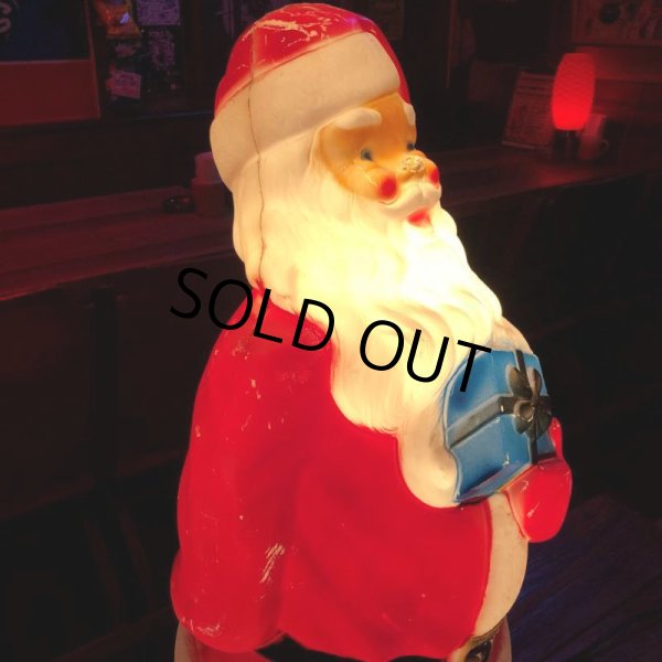 画像13: Vintage Santa Claus Lamp 85cm (S290) (13)