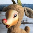 画像7: Vintage Rudolph the Red Nosed Reindeer Rubber Face Doll (S293) (7)
