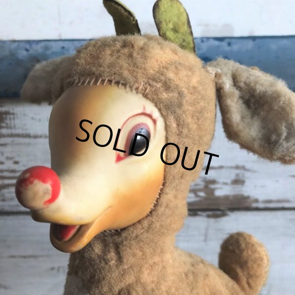 画像7: Vintage Rudolph the Red Nosed Reindeer Rubber Face Doll (S293) (7)
