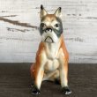 画像3: Vintage Dog Boxer Ceramic Statue  (S282) (3)