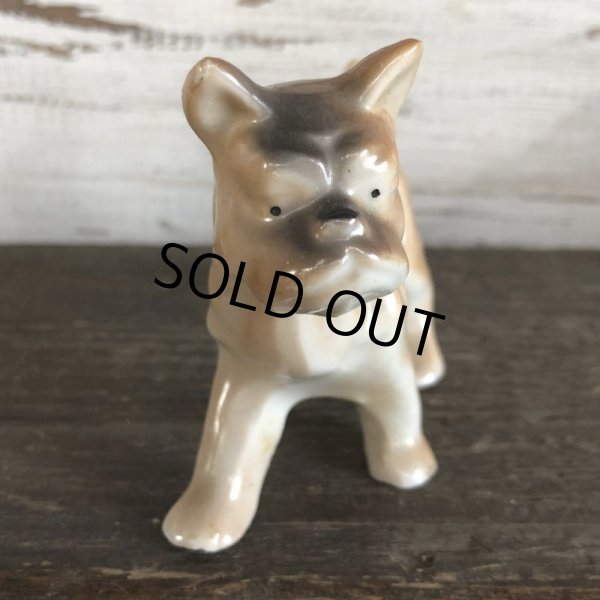 画像2: Vintage French Bulldog Ceramic Statue  (S280) (2)