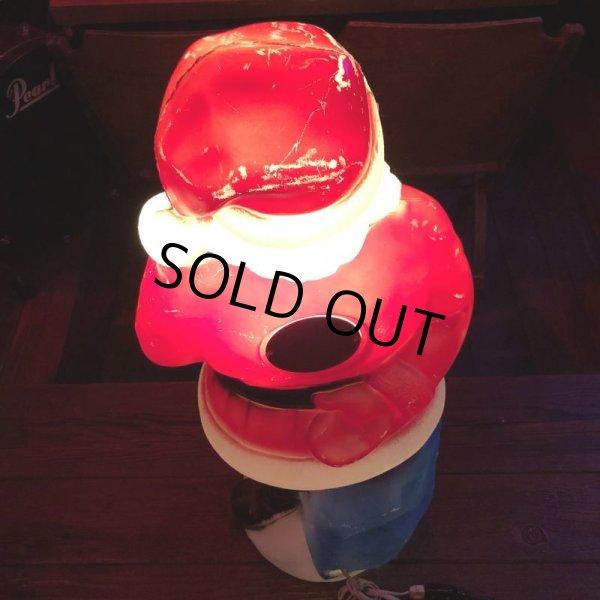 画像14: Vintage Santa Claus Lamp 85cm (S290) (14)