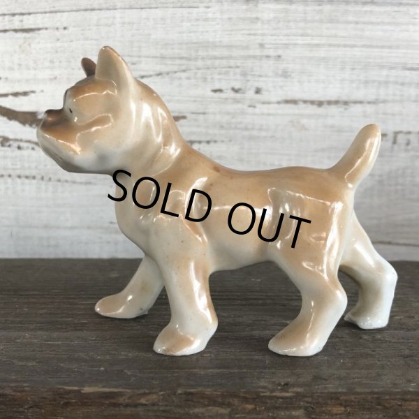 画像5: Vintage French Bulldog Ceramic Statue  (S280) (5)